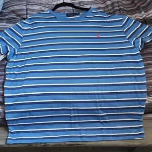 Polo by Ralph Lauren Blue Striped Men's Shirt